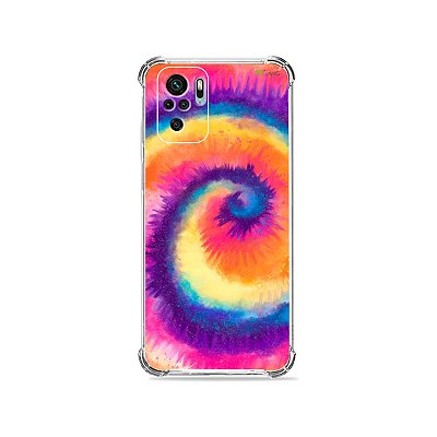 Capa para Xiaomi Redmi Note 10 4G - Tie Dye Roxo