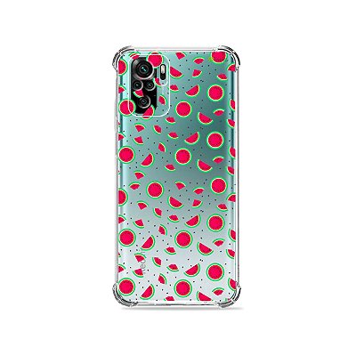 Capa (Transparente) para Xiaomi Redmi Note 10 4G - Mini Melancias