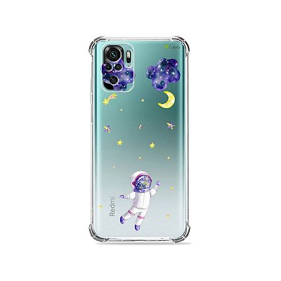 Capa (Transparente) para Xiaomi Redmi Note 10 4G - Astronauta Sonhador