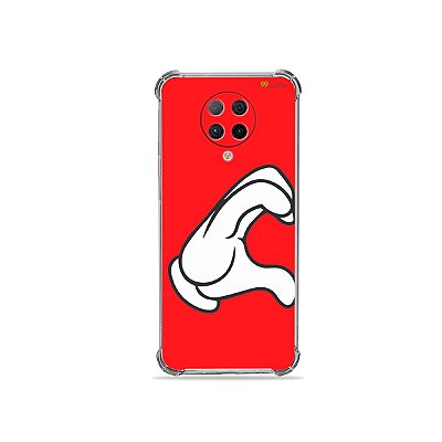 Capa para Xiaomi Poco F2 Pro - Coração Mickey