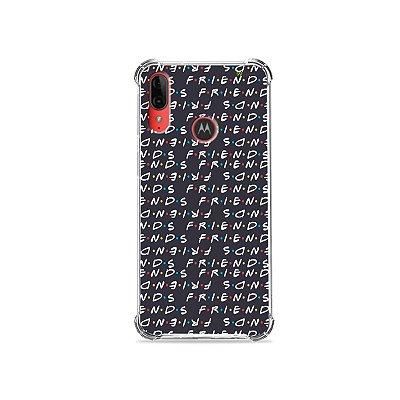 Capa para Moto E6 Plus - Friends Letter