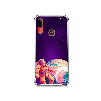 Capa para Moto E6 Plus - Selfie Galactica