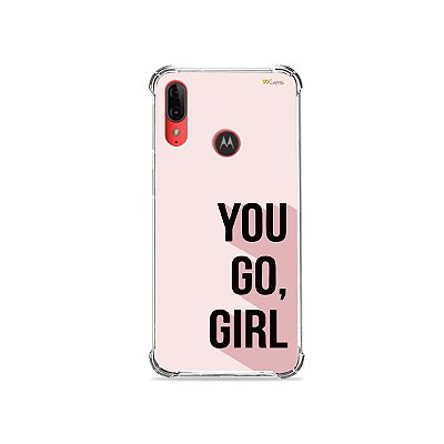 Capa para Moto E6 Plus - You Go, Girl