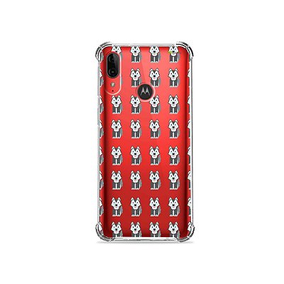 Capa (Transparente) para Moto E6 Plus - Husky