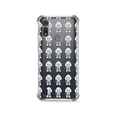 Capa (Transparente) para Moto E6I - Poodle