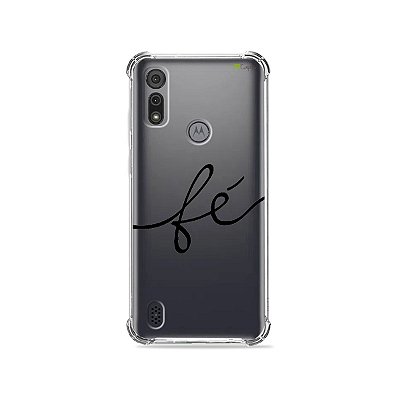 Capa (Transparente) para Moto E6I - Fé