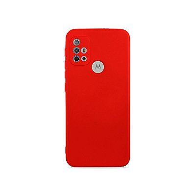 Silicone Case Vermelha para Moto G30