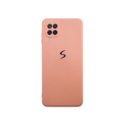 Silicone Case Nude (com proteção de câmera) para Galaxy A12