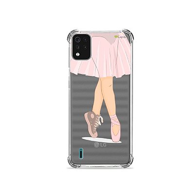 Capa (Transparente) para LG K42 - Bailarina