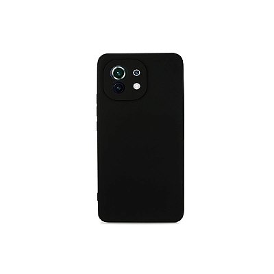 Silicone Case Preta para Xiaomi Mi 11 Lite - 99Capas