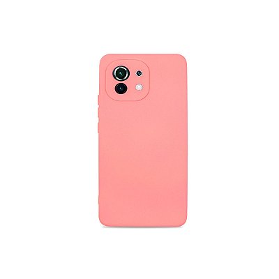 Silicone Case Rosa para Xiomi Mi 11 Lite - 99Capas