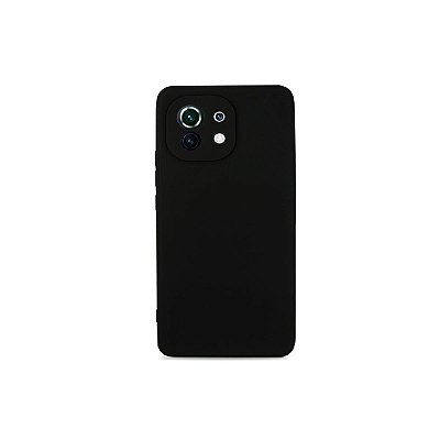 Silicone Case Preta para Mi 11