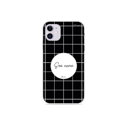 Capinha Basic P&B com pop para iPhone - 99Capas