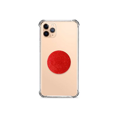 Popsocket Glitter Vermelho - 99Capas