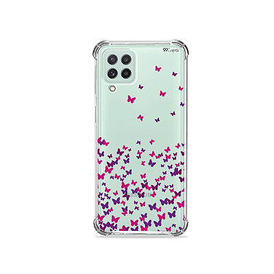 Capinha para Galaxy A22 4G - Borboletas Flutuantes