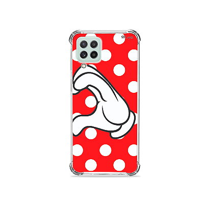 Capinha para Galaxy A22 4G - Coração Minnie