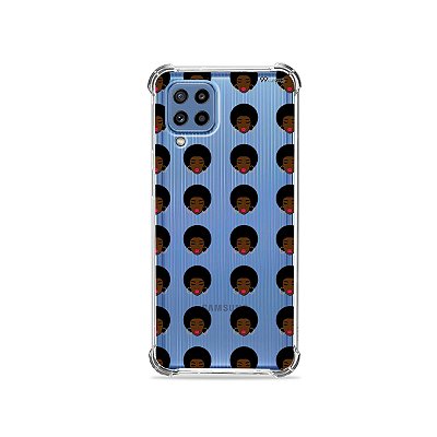 Capa (Transparente) para Galaxy M62 - Black Girl