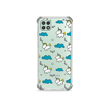 Capinha para Galaxy A22 5G - Unicórnios