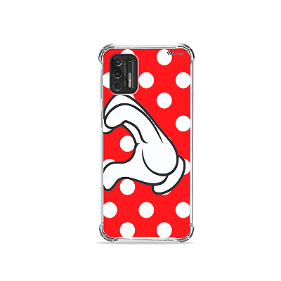 Capa para Moto G Stylus - Coração Minnie