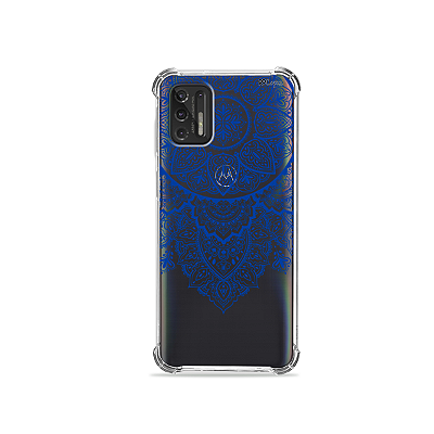 Capa para Moto G Stylus - Mandala Azul