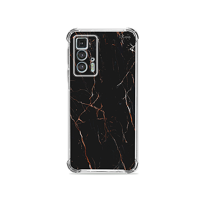 Capa para Moto Edge 20 Pro - Marble Black