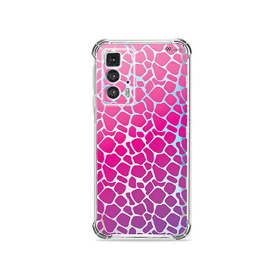 Capa para Moto Edge 20 Pro -  Animal Print Pink