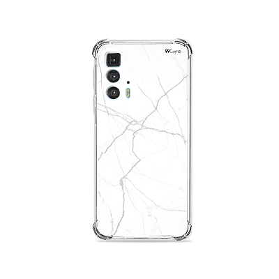 Capa para Moto Edge 20 Pro -  Marble White