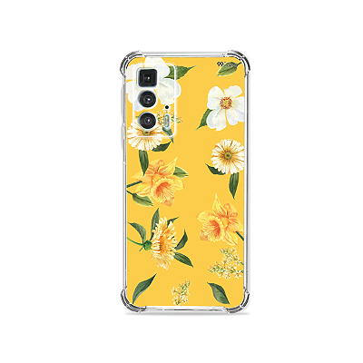 Capa para Moto Edge 20 Pro - Margaridas