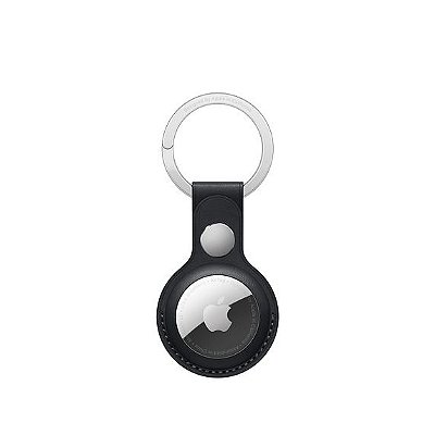 Porta-chaves de couro AirTag - Black