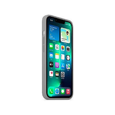 Silicone Case para iPhone 13  - Cinza