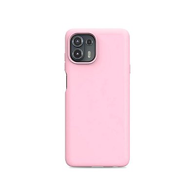 Silicone Case para Moto Edge 20 Fusion - Rosa Claro