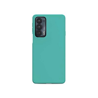 Silicone Case para Moto Edge 20 - Verde Água