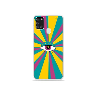 Capinha para Galaxy A21s - Olho Psicodélico