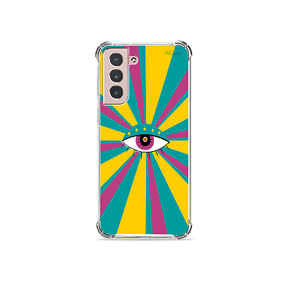 Capa para Galaxy S21 - Olho Psicodélico