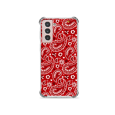 Capa para Galaxy S21 - Cashmere Vermelho