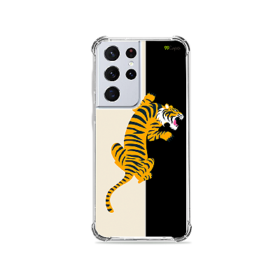 Capa para Galaxy S21 Ultra - Tigre Chic