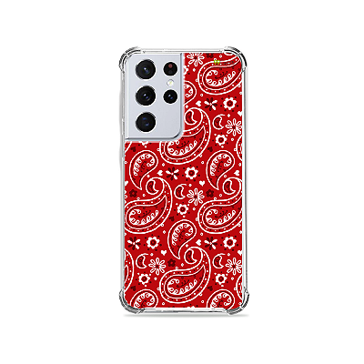 Capa para Galaxy S21 Ultra - Cashmere Vermelho