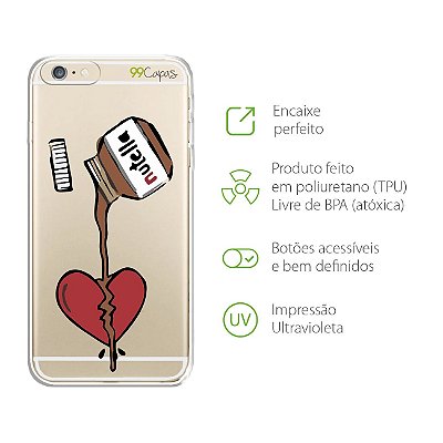 Capa para iPhone 6 Plus/6S Plus - Nutella