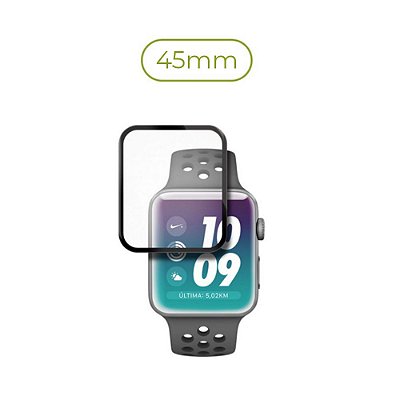 Película de Nanogel (borda preta) para Apple Watch - 45mm