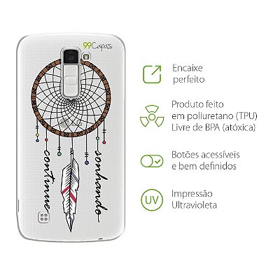 Capa para LG K10 2016 - Continue Sonhando