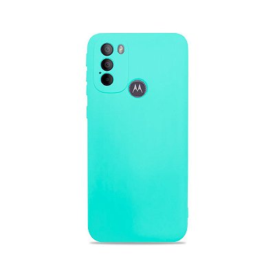 Silicone Case para Moto G31 - Verde Água