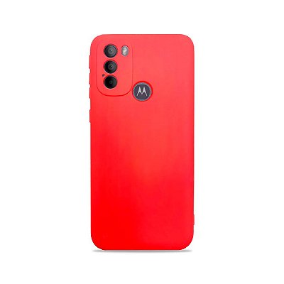 Silicone Case para Moto G31 - Vermelha