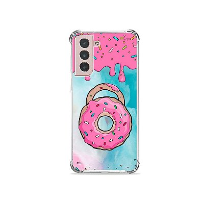 Capinha para Galaxy S - Donut Morango