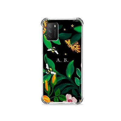 Capa para Xiaomi - Bee com iniciais