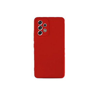 Silicone Case para Galaxy A73 5G - Vermelho