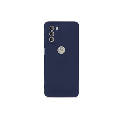 Silicone Case para Moto G51 5G - Azul Marinho
