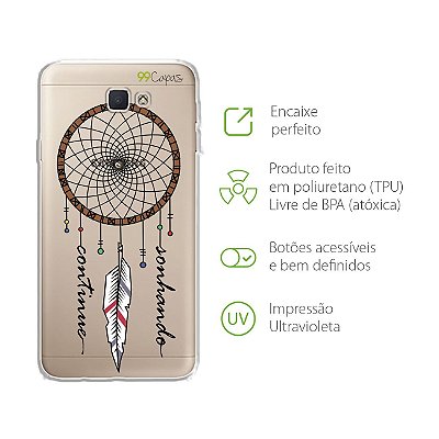 Capa para Galaxy J5 Prime - Continue Sonhando