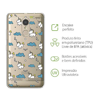 Capa para Lenovo K6 - Unicórnio