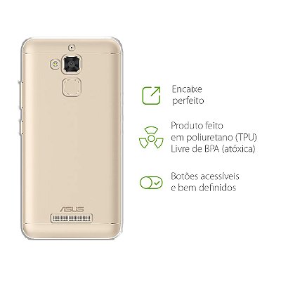 Capa Transparente para Zenfone 3 Max - ZC520TL - 5.2"