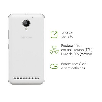 Capa Transparente para Lenovo Vibe C2